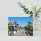 Carte Postale Castleton Moor Railway Station (Debout devant)