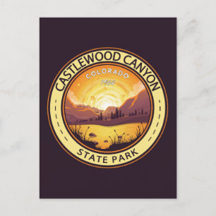 Carte Postale Castlewood Canyon State Park Colorado Badge