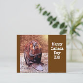 Carte Postale Castor de la fête du Canada (Debout devant)