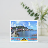 Carte Postale Castries - Saint Lucia - Panorama - (Debout devant)