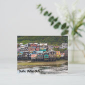Carte Postale Castro, Chiloe, Chili (Debout devant)