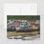 Carte Postale Castro, Chiloe, Chili (Devant / Derrière)