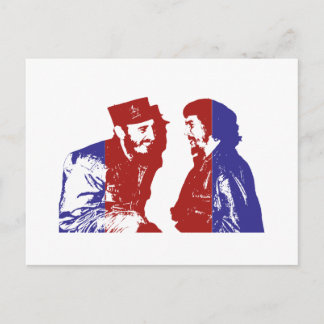Carte Postale Castro et Che
