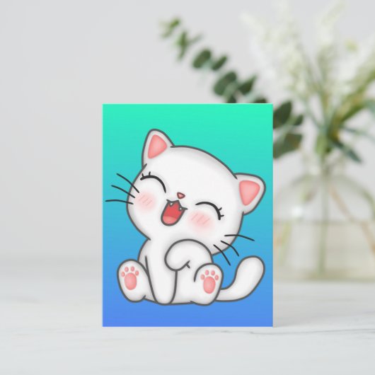 Carte Postale Cat (Debout devant)