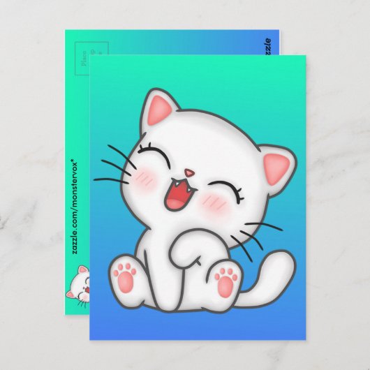 Carte Postale Cat (Devant / Derrière)