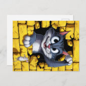 Carte Postale Cat and mouse. (Devant / Derrière)