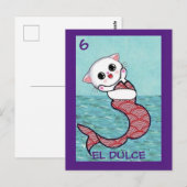 Carte Postale Cat Art, El Dulce, Postcard (Devant / Derrière)