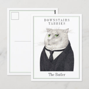 Carte postale CAT BUTLER