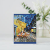 Carte Postale Cat Colony, Van Gogh Café Terrasse Parodie (Debout devant)