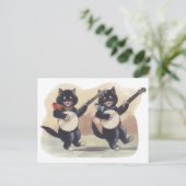 Carte postale Cat Duo (Debout devant)
