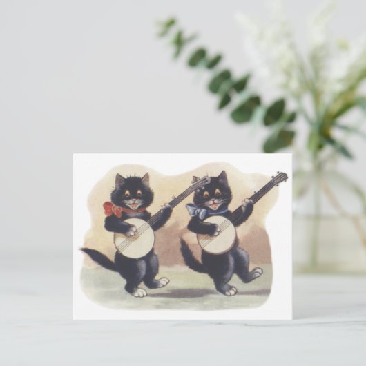Carte postale Cat Duo (Debout devant)