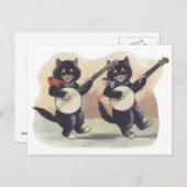 Carte postale Cat Duo (Devant / Derrière)