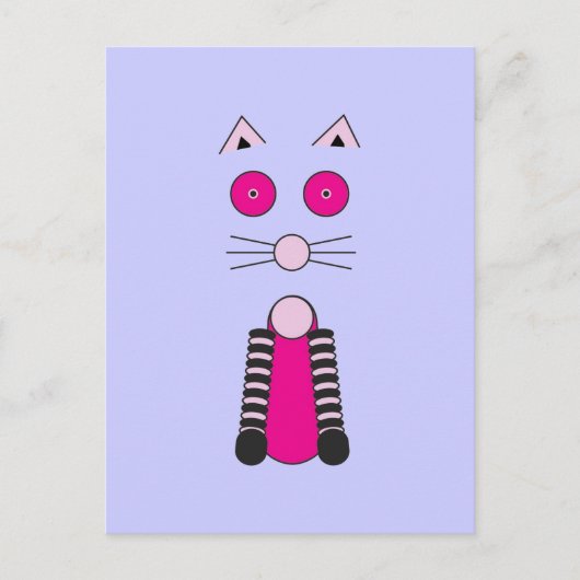 Carte Postale CAT élégant (Devant)