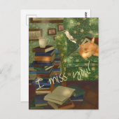 Carte Postale Cat et souris personnalisables (Devant / Derrière)