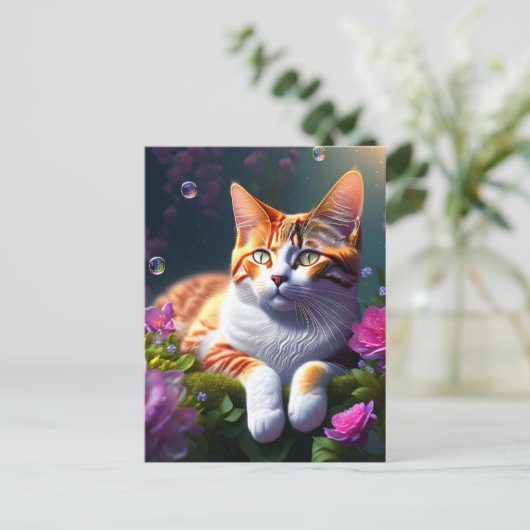 Carte Postale Cat feeling (Debout devant)