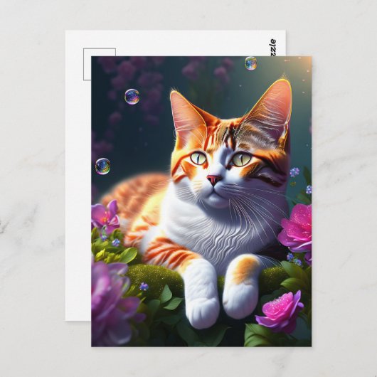 Carte Postale Cat feeling (Devant / Derrière)