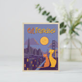 Carte Postale Cat Francisco (Debout devant)