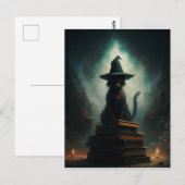 Carte Postale Cat Halloween (Devant / Derrière)