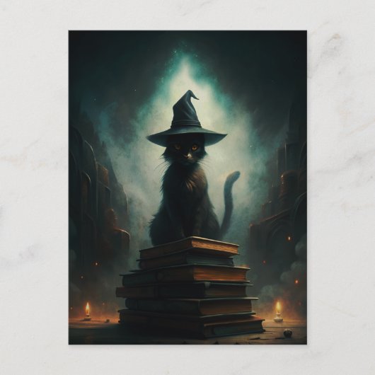 Carte Postale Cat Halloween (Devant)