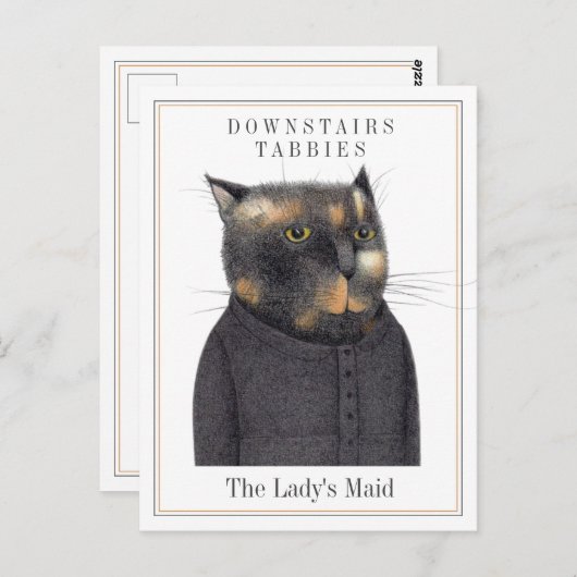 Carte postale CAT MAID DE LA FEMME (Devant / Derrière)