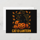 CARTE POSTALE CAT-O-LANTERN (Devant / Derrière)
