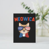 Carte Postale Cat Patriotic Kitty America 4th of July (Debout devant)