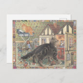 Carte Postale Cat Postcard (Devant / Derrière)