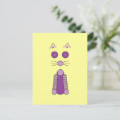 Carte Postale CAT pourpre (Debout devant)