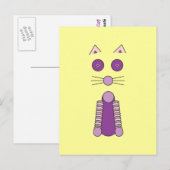 Carte Postale CAT pourpre (Devant / Derrière)