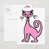 Carte Postale Cat rétro (Devant / Derrière)