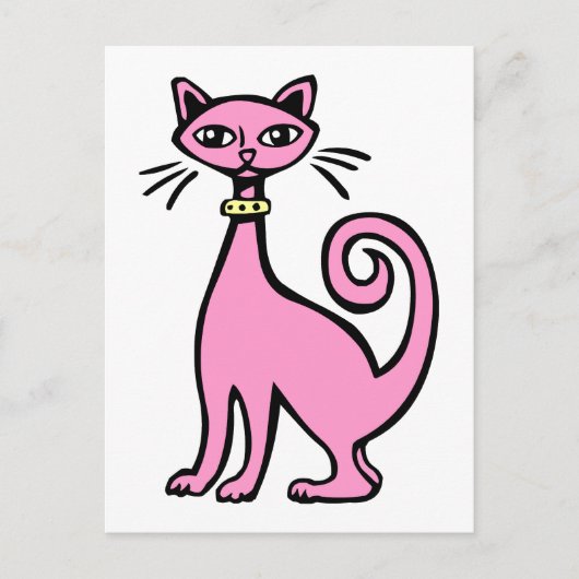 Carte Postale Cat rétro (Devant)