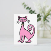 Carte Postale Cat rétro (Debout devant)