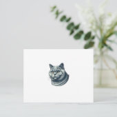Carte Postale cat vintage (Debout devant)