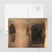 Carte Postale Catacombes à Malte (Devant / Derrière)