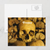 Carte Postale Catacombes en France (Devant / Derrière)