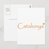 Carte Postale catalogne (Devant / Derrière)