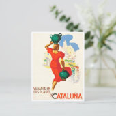 Carte Postale Catalogne Espagne voyage millésime (Debout devant)
