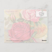 Carte Postale Catalogue rose (Dos)