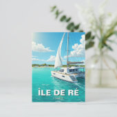 Carte Postale Catamaran Île de Ré France Voyage (Debout devant)