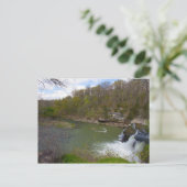 Carte Postale Cataract Falls, Upper Falls, Indiana (Debout devant)