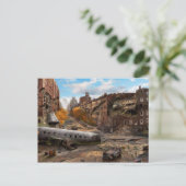 Carte Postale Catastrophe - New York, NY - Pas de virage gauche (Debout devant)