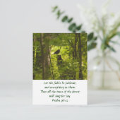 Carte Postale Catbird in the Forest Green (Debout devant)