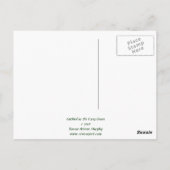 Carte Postale Catbird in the Forest Green (Dos)