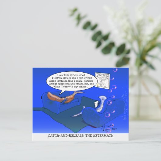 Carte postale Catch-and-Release (Debout devant)