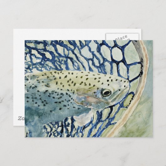 Carte Postale Catch & Release Fishing Designs (Devant / Derrière)