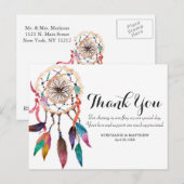 Carte Postale Catcher de dragage de Bohême en peinture d'aquarel (Devant / Derrière)