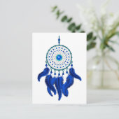 Carte Postale Catcher de rêve bleu (Debout devant)