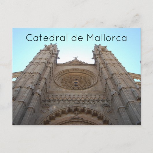 Carte Postale Catedral de Mallorca (Devant)