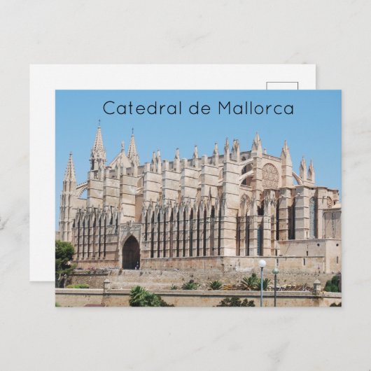 Carte Postale Catedral de Mallorca (Devant / Derrière)