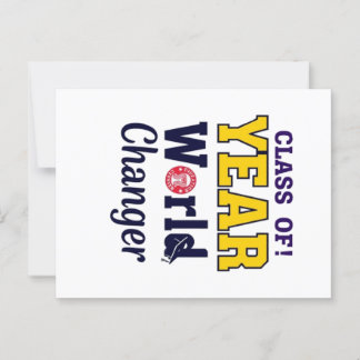 Carte Postale Catégorie d'année Diplôme de Changeur de l'avenir